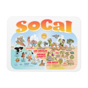 SoCal Souvenir Magnet