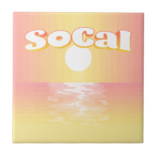 SoCal Sunset Ceramic Tile