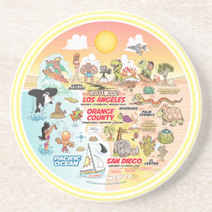 SoCal Sunset Coaster