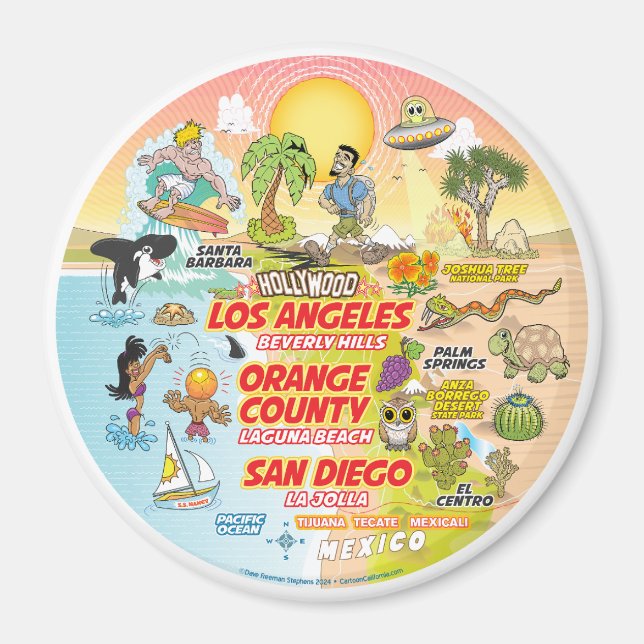 SoCal Sunset Magnet (Front)