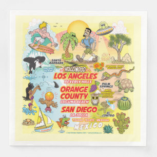 SoCal Sunset Napkin