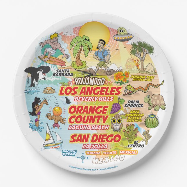 SoCal Sunset Plate (Front)