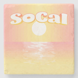 SoCal Sunset Stone Coaster