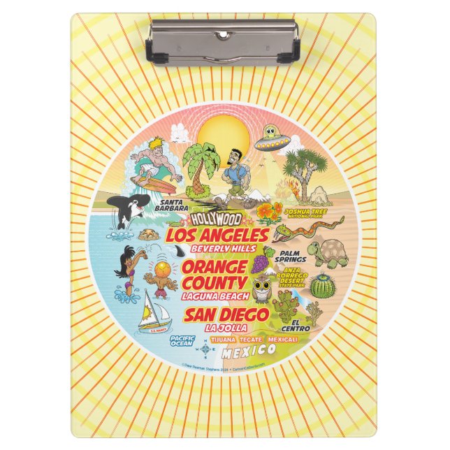 SoCal Sunshine Clipboard (Front)