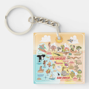 Socal Sunshine Key Ring
