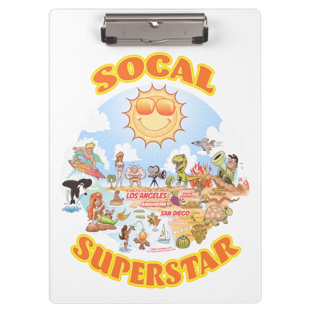 SoCal Superstar Clipboard (Front)