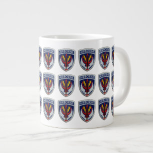 SOCCENT Special ops central vets patch Large Coffee Mug