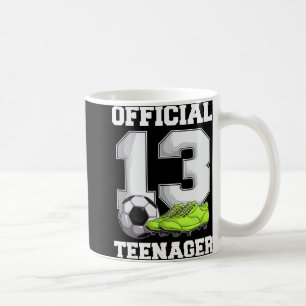 Soccer 13 Year Old Birthday Boy Shirt, Official Te Coffee Mug