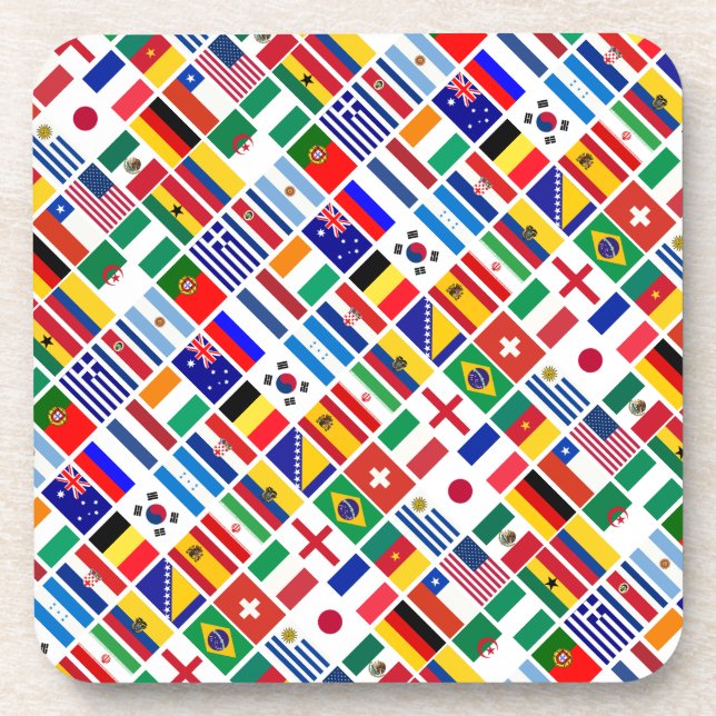 SOCCER 2014 pattern Coaster (Front)