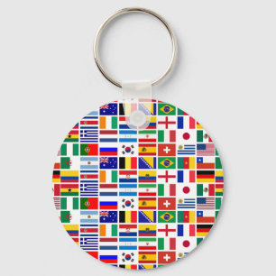SOCCER 2014 pattern Key Ring