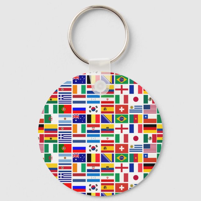 SOCCER 2014 pattern Key Ring (Front)