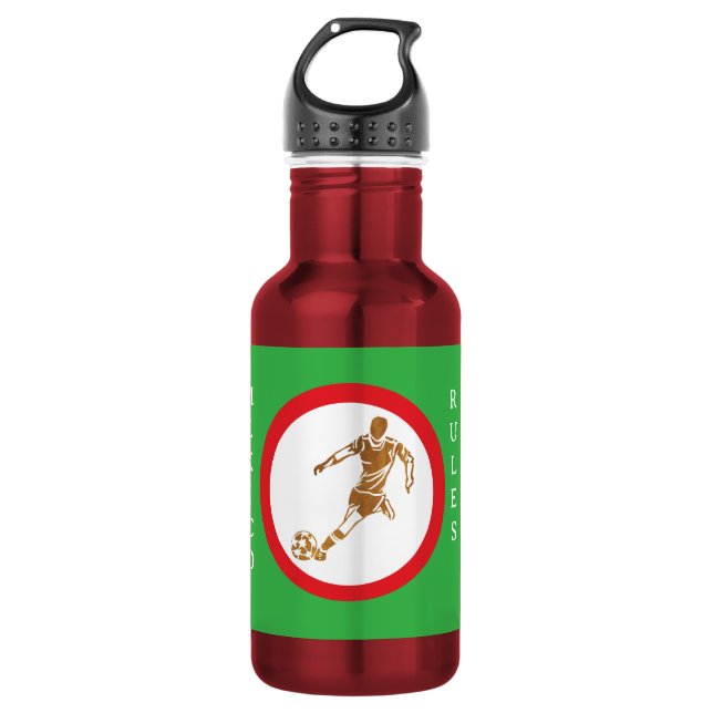 SOCCER 532 ML WATER BOTTLE (Front)