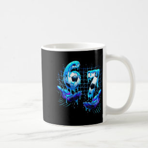 Soccer 67 Kids Ice Cream Drip Funny Six Seven Hand Coffee Mug