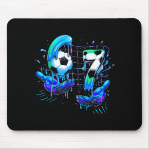 Soccer 67 Kids Ice Cream Drip Six Seven Hands Meme Mouse Pad