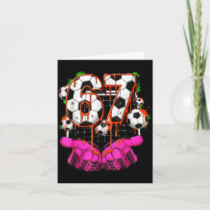 Soccer 67 Six Seven Funny Gen Alpha Meme Drip Boys Card