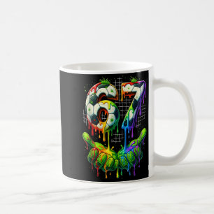 Soccer 67 Six Seven Funny Gen Alpha Meme Drip Grap Coffee Mug