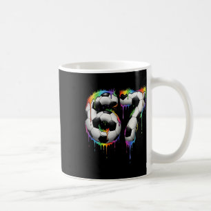 Soccer 67 Six Seven Funny Gen Alpha Meme Rainbow D Coffee Mug