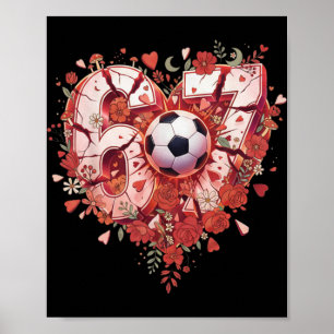 Soccer 6 7 Six Seven Art Funny Birthday Meme Boy C Poster