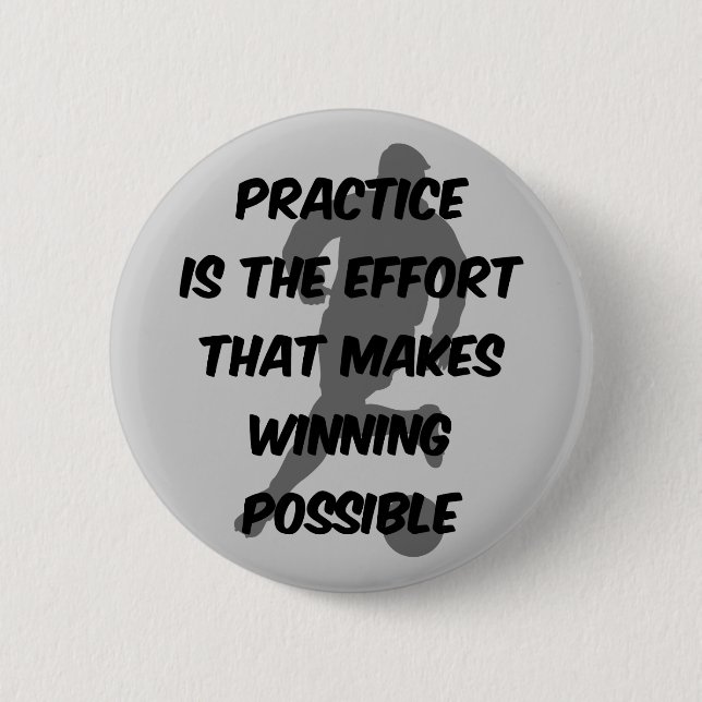 Soccer 6 Cm Round Badge (Front)