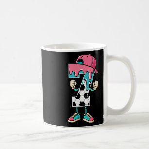 Soccer 7 Year Old Ice Cream Drip Youth 7th Birthda Coffee Mug