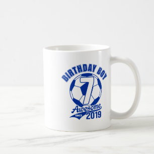 Soccer 7th Birthday Boy Kids Sports Footll Party G Coffee Mug