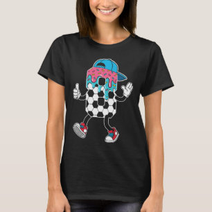 Soccer 8 Year Old Ice Cream Drip Youth 8th Birthda T-Shirt