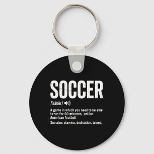 Soccer A Game In Which You Need To Be Able To Run Key Ring