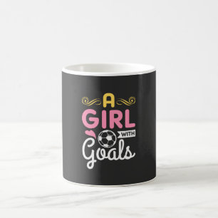 Soccer - A Girl With Goals Coffee Mug
