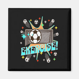 Soccer Action Net Blast Exercise Motivation Energy Magnet