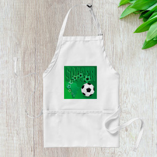 Soccer Africa Bold Green Football Standard Apron