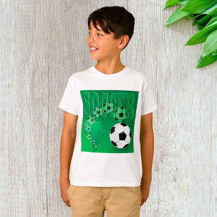 Soccer Africa Bold Green Football T-Shirt