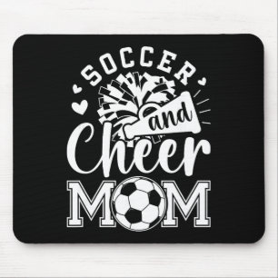 Soccer And Cheer Mum Cheerleading And Soccer Mum Mouse Pad