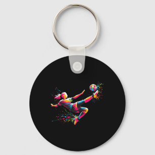 Soccer And Soccer Graphic Women, Girls And Teen Gi Key Ring