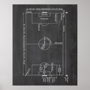 Soccer Art Patent Poster