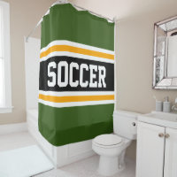 SOCCER Athletic Bold Green Black Yellow Stripes