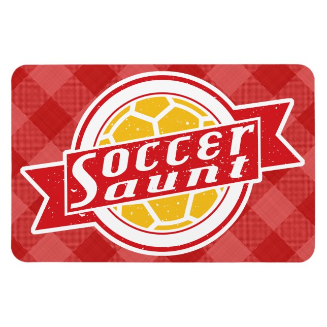 Soccer Aunt Magnet (Horizontal)