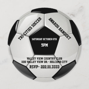 Soccer Awards Banquet Invitation