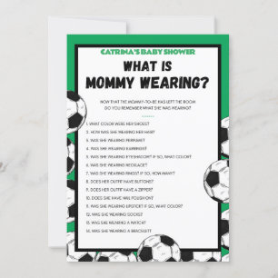 Soccer Baby Shower Game, Football - Editable Name, Invitation