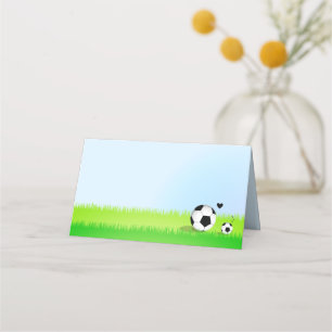 Soccer Baby Shower    Place Card