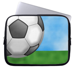 Soccer Background Laptop Sleeve