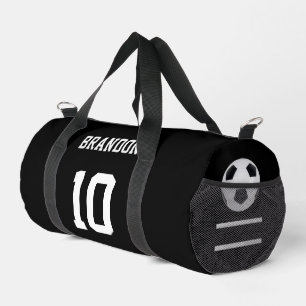 soccer backpacks black personalised player gol