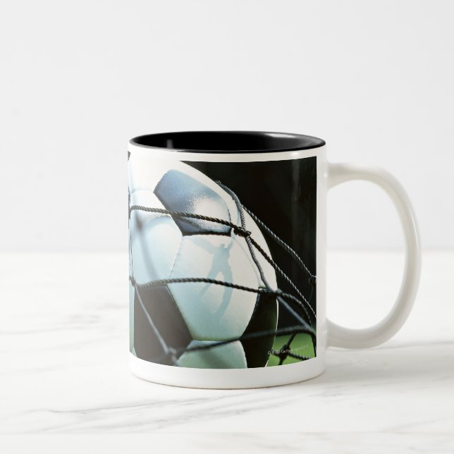 Soccer Ball 3 Two-Tone Coffee Mug (Right)