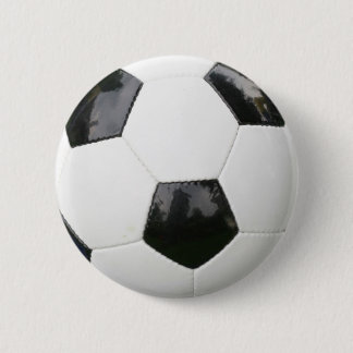 soccer ball 6 cm round badge
