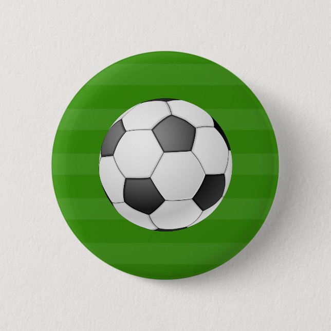 SOCCER BALL 6 CM ROUND BADGE (Front)