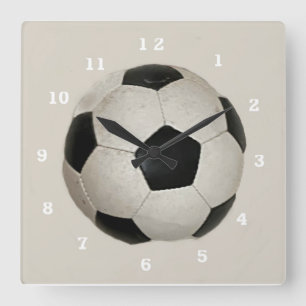 Soccer Ball Acrylic Wall Clock