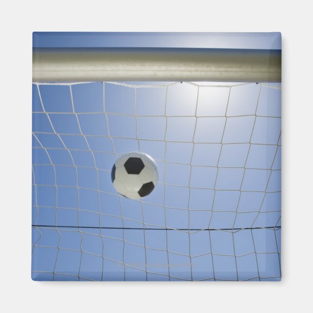 Soccer Ball and Goal 2 Magnet (Front)
