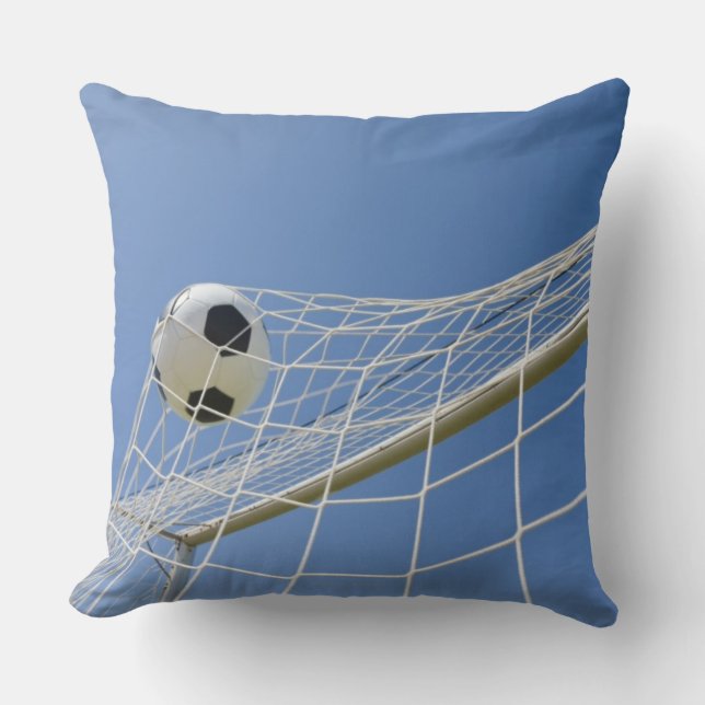Soccer Ball and Goal 3 Cushion (Front)
