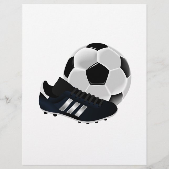 Soccer Ball and Shoe Flyer (Front)