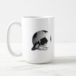 Soccer Ball And Shoes, Coffee Mug