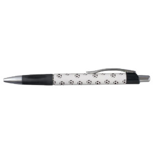 Soccer Ball Black and White Pattern Pen